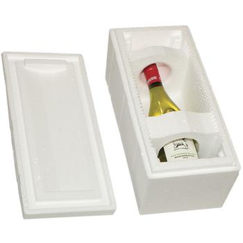 WhiteLabel Universal flamingokasse til 1 vinflaske (611305)