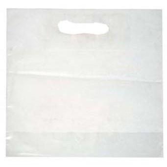 WhiteLabel Bærepose plast 45my 40x45cm hvid 500stk (9188-2)