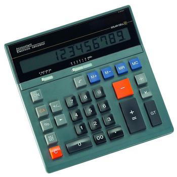 WhiteLabel Revisor lommeregner 12 cifre grøn (14757)
