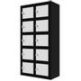 SONO opbevaringsboks 10 rum 200x390x780mm sort/hvid