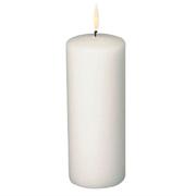 WhiteLabel Bloklys 7x18cm hvid