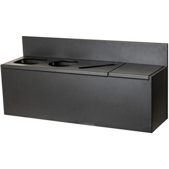 Tina Trolleys Sorteringsstation med 4 inderspande 4x15L sort (105772)