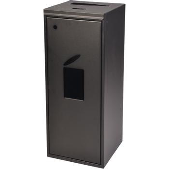 Tina Trolleys Affaldsbeholder med tre indkasthuller 1, 3L+10L+20L sort (105766)