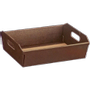 WhiteLabel Gavekurv 350x260x70mm brun