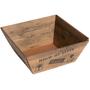 WhiteLabel Gavekurv 255x255x115mm trælook
