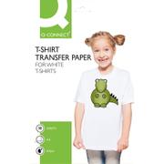QConnect t-shirt transfer A4 pk/10 ark til lyse textiler