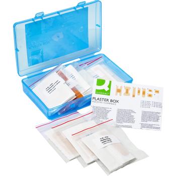 QConnect plaster sortiment Æsk/100 stk plaster ass str (KF14628)