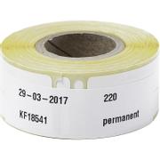 QConnect etiketter 99017 Rl/440 stk hvid 12x50 mm