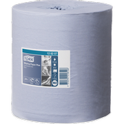 Tork Aftøringsrulle, Tork, M2, Plus, 1 lag blue 200mm x 320.00m, 21g/m2, æske a 6 ruller FSC Recycled Credit