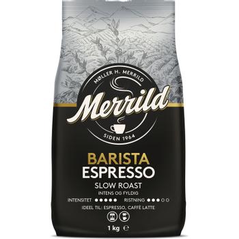 MERRILD Barista Espresso hele kaffebønner 1kg (70218)