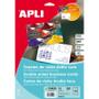 APLI visitkort 86x54mm 250g 100stk