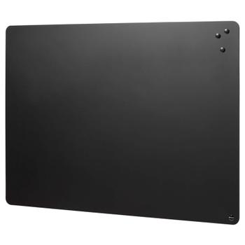 NAGA magnetisk kridttavle u/ramme m/ magneter 87x117cm sort (19005)