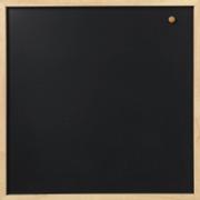 NAGA magnetisk kridttavle m/træramme 60x60cm sort