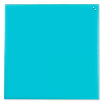 NAGA magnetisk glastavle 100x100cm turkis (10162)