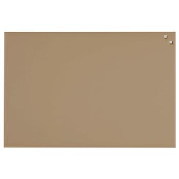 NAGA magnetisk glastavle 60x80cm beige (10382)