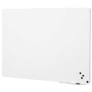NAGA magnetisk whiteboard u/ramme m/startsæt 150x117cm hvid