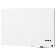 NAGA magnetisk whiteboard u/ramme m/startsæt 87x57cm hvid