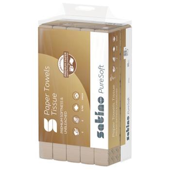 Satino PureSoft håndklædeark 2lags 24x24cm 3750ark (277550)