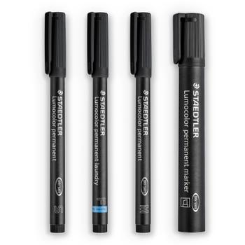STAEDTLER Lumocolor permanent markere sæt (60 BK-6*10)