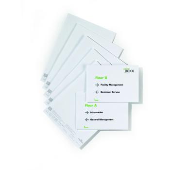 DURABLE indstiksark 210x148, 5mm hvid (485502)