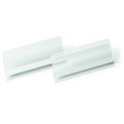 DURABLE Hard Cover selvklæbende lagerlommer 72x153mm 10stk