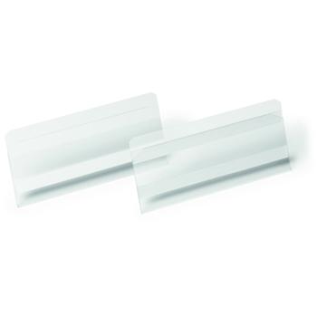 DURABLE Hard Cover selvklæbende lagerlommer 72x153mm 10stk (118119)