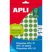 APLI etiketter Ø19mm assorteret 100stk
