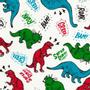 WhiteLabel Gavepapir dinosaurer 57cmx160m hvid