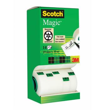SCOTCH Magic 810 tape 19mmx33m hvid 14rl (81933R14*2)