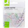 QConnect Q-Connect semitransparente notes 76x76mm hvid