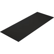 WhiteLabel Bordplade sort linoleum rektangulær, 80x120cm