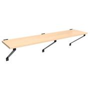 SONO Sonesson væghængt bænk 100 cm birk/sort