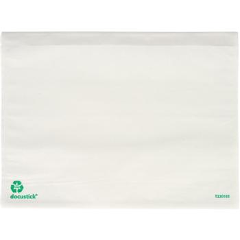 WhiteLabel Følgeseddellommer papir u/tryk C5 165x225mm mat hvid 1000stk (T220105)