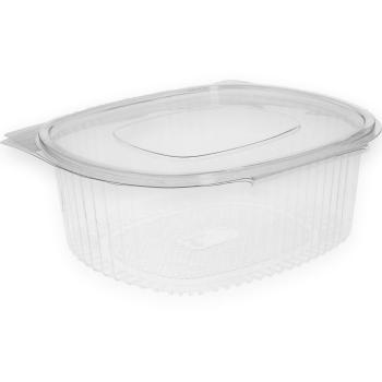 VERIVE oval plastbæger 115x144x50mm 375ml klar (80550091*15)