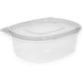 VERIVE oval plastbæger 115x144x50mm 375ml klar