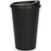 VERIVE kaffebæger og låg 180xØ79mm 500ml sort