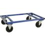 KONGAMEK pallevogn 1200x800x305mm blå 800kg