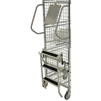 KONGAMEK stige m/to håndtag t/ hyldevogne 300-serien 130kg (KM300-07401)