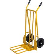 KONGAMEK bagagevogn m/gummihjul 780x555x1110mm gul 250kg