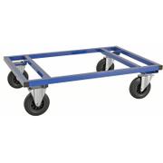 KONGAMEK pallevogn 1200x800x305mm blå 800kg
