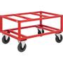 KONGAMEK pallevogn 1200x800x650mm rød 800kg
