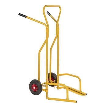 KONGAMEK dækvogn 1300x840x1490mm gul 200kg (KMD1)