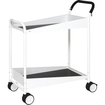 KONGAMEK rullebord 866x455x980mm hvid 150kg (KM1987-V)