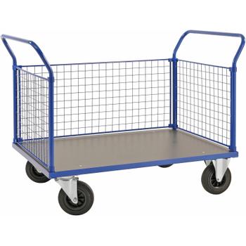 KONGAMEK platformsvogn m/bremse 1366x800x1020mm 500kg (KM234-3B)