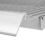 WhiteLabel TK hyldeforkant t/tråd 39x495mm transparent