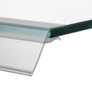 WhiteLabel GLS hyldeforkant t/glas 39x885mm transparent