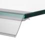 WhiteLabel GLS hyldeforkant t/glas 39x495mm transparent
