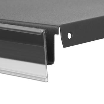 WhiteLabel DBR hyldeforkant m/ standardtape 885mm transparent (20.0008.57*50)