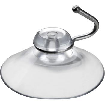 WhiteLabel Sugekop m/ metalkrog Ø40mm transparent (24.0002.1*100)