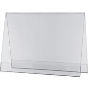 WhiteLabel Teltdisplay akryl A4 glasklar